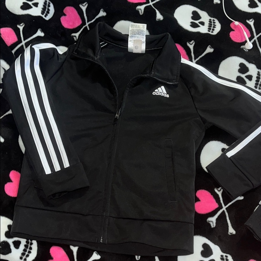 adidas Kids Black and White Matching Set